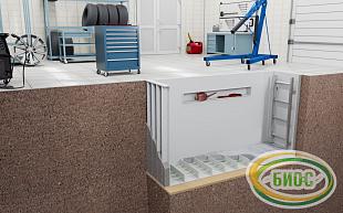 Смотровая яма 4000х800х1700